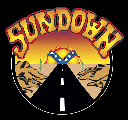 The SUNDOWN Band logo is a